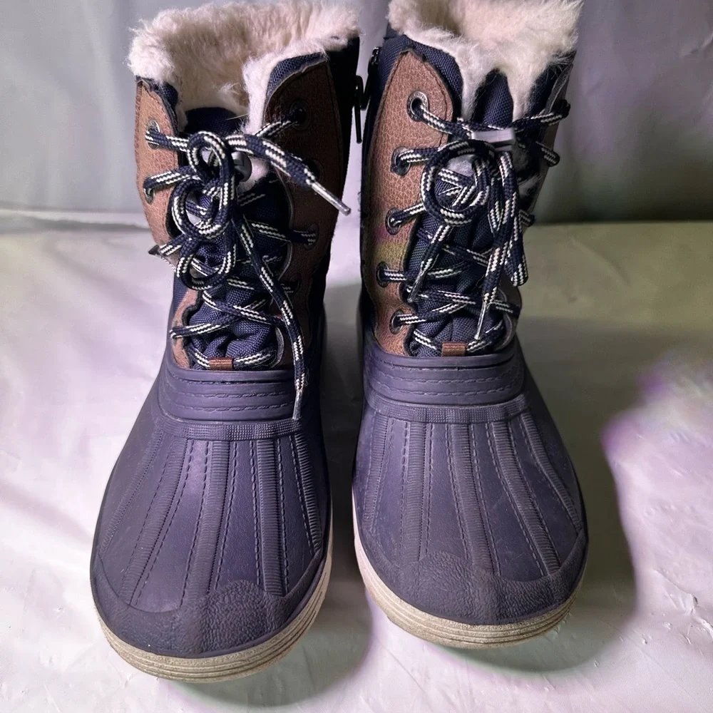Pajar Black and Cream Winter Boots